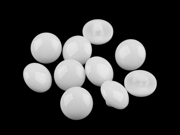 Nasturi premium din plastic cu picioruș - Nasturi bombați mărimea 24 pentru cusut, tricotat și lucru manual