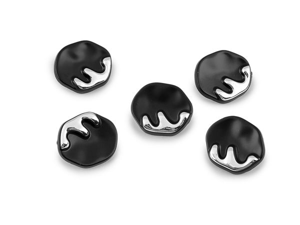 Nasturi Premium din Metal cu Picioruș și Design Ornamental - Dimensiune 36 (23mm) pentru Blugi, Jachete și Paltoane