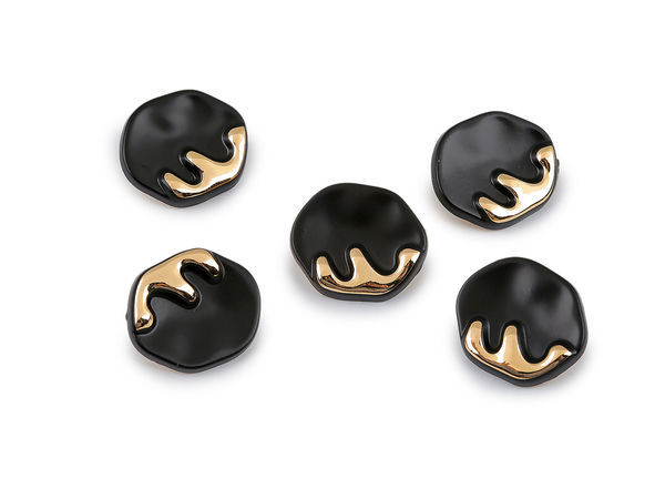 Nasturi Premium din Metal cu Picioruș și Design Ornamental - Dimensiune 36 (23mm) pentru Blugi, Jachete și Paltoane