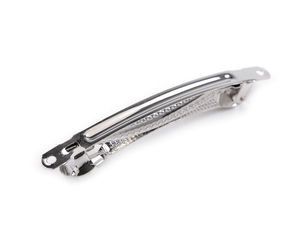 Baze agrafe de păr tip franțuzesc premium - Cleme metalice pentru decorat cu orificii de prindere, pentru proiecte de galanterie și handmade (7,5x78 mm)