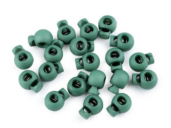 Opritori rotunzi pentru șnur din nylon premium - Opritori durabili de 15x19 mm pentru jachete, genți și îmbrăcăminte sport
