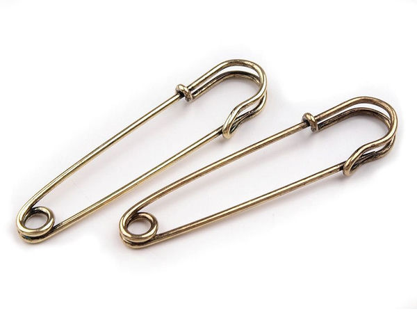 Ace decorative mari de siguranță și ace de kilt premium (13x65 mm) pentru lucru manual, broșe și șaluri