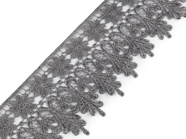 Dantelă decorativă guipure premium pentru cusut și galanterie - Lățime 70 mm, Rolă 13.5 m