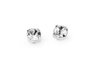 Strasuri premium de cusut cu gheruțe în montură metalică (Ø4,3 mm, SS18)