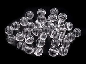 Mărgele rotunde din plastic premium pentru confecționarea bijuteriilor și lucru manual - 8 mm