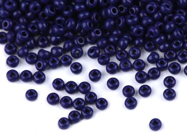 Mărgele de nisip din sticlă cehească Preciosa Rocaille, dimensiune 11/0 (2 mm) - Mărgele din sticlă premium pentru crearea de bijuterii (pachet de 20 g)