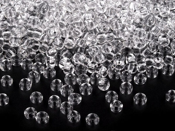 Mărgele de nisip Preciosa Rocaille 8/0 (3mm) - Mărgele premium din sticlă cehă pentru broderie și confecționarea bijuteriilor (20g)