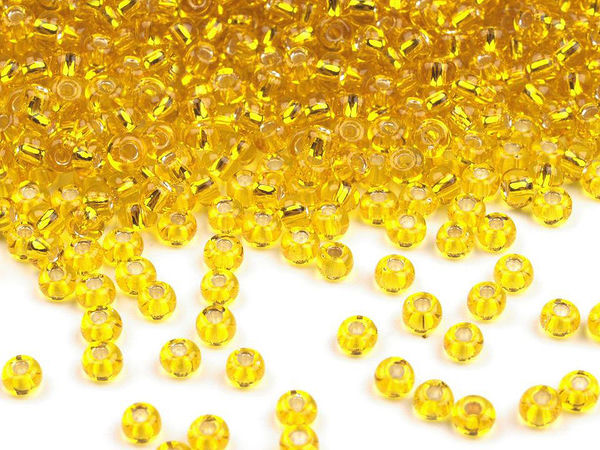 Mărgele de nisip premium din sticlă cehească Preciosa 10/0 - 2.3mm Rocaille pentru bijuterii, lucru manual și artizanat, 250g