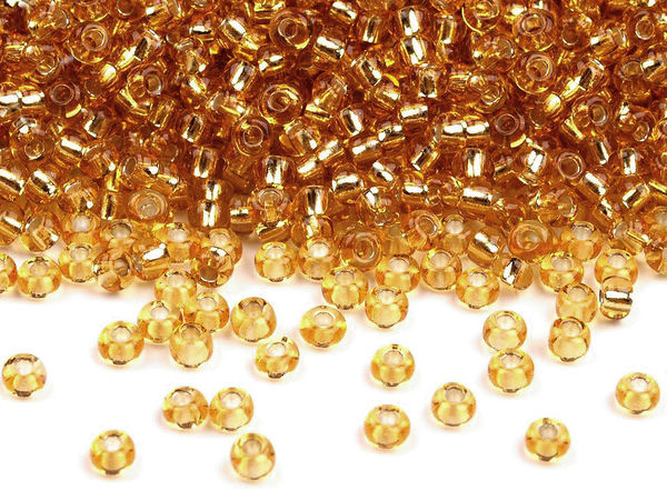 Mărgele de nisip premium din sticlă cehească Preciosa 10/0 - 2.3mm Rocaille pentru bijuterii, lucru manual și artizanat, 250g