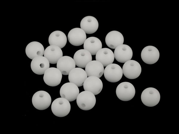 Mărgele acrilice mate Premium – Mărgele rotunde din plastic de 8 mm pentru confecționarea de bijuterii și proiecte creative DIY