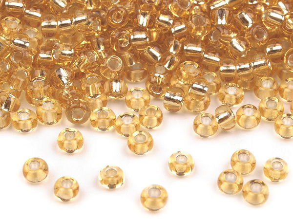 Mărgele de nisip premium din sticlă cehă Preciosa, mărimea 8/0 (3 mm) – Mărgele rotunde lucioase pentru bijuterii handmade și broderii