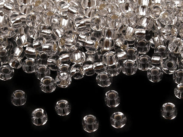 Mărgele de nisip premium din sticlă cehă Preciosa, mărimea 8/0 (3 mm) – Mărgele rotunde lucioase pentru bijuterii handmade și broderii