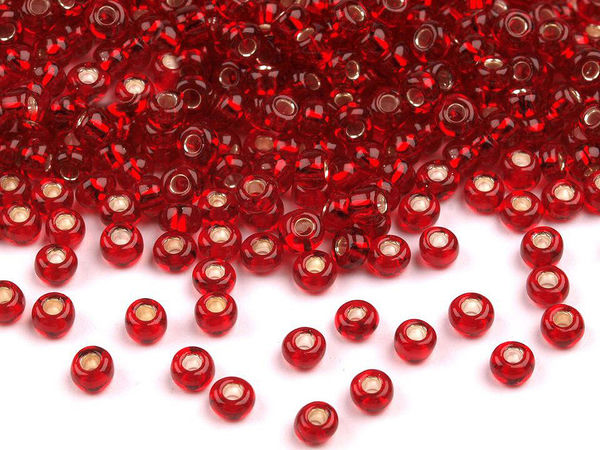 Mărgele de nisip premium din sticlă cehă Preciosa, mărimea 8/0 (3 mm) – Mărgele rotunde lucioase pentru bijuterii handmade și broderii