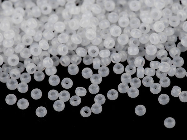 Mărgele rocaille din sticlă cehească Preciosa Premium 10/0 (2,3 mm) - Mărgele rotunde de calitate superioară pentru confecționarea de bijuterii, broderii și proiecte creative, 250g