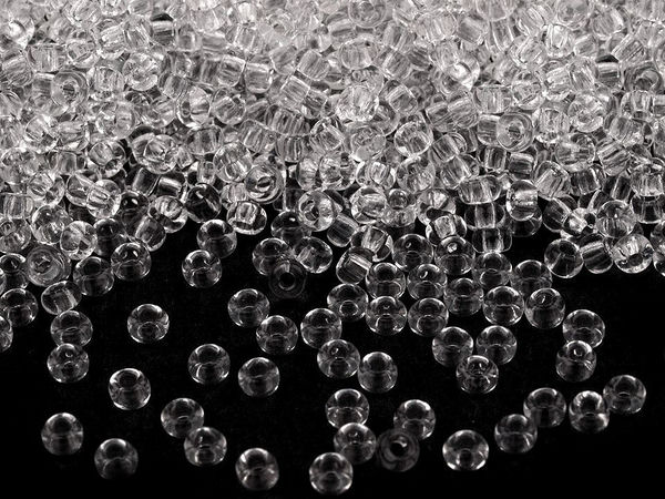Mărgele rocaille din sticlă cehească Preciosa Premium 10/0 (2,3 mm) - Mărgele rotunde de calitate superioară pentru confecționarea de bijuterii, broderii și proiecte creative, 250g