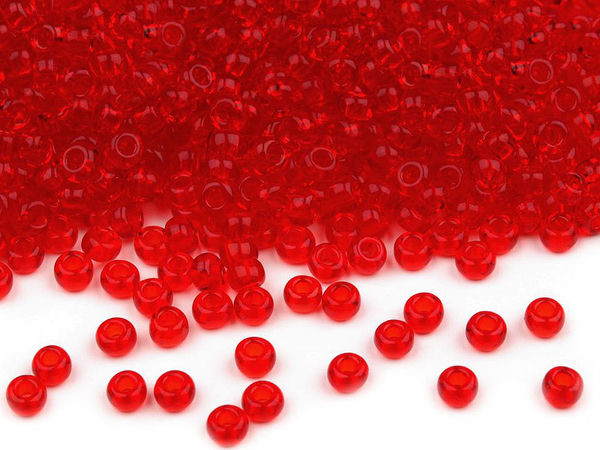Mărgele rocaille din sticlă cehească Preciosa Premium 10/0 (2,3 mm) - Mărgele rotunde de calitate superioară pentru confecționarea de bijuterii, broderii și proiecte creative, 250g
