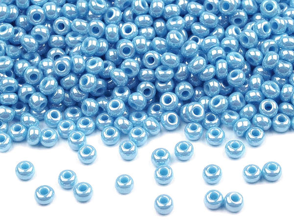 Mărgele de nisip rocaille din sticlă cehească premium Preciosa - Dimensiune 10/0 (2,3 mm), 250 g