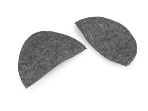 Pernițe de umeri din fetru premium pentru sacouri și paltoane | 10 mm (6 straturi) | Gri