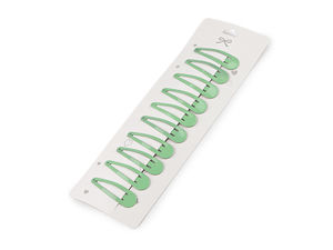 Clame de păr metalice premium tip clic-clac (Set de 10 bucăți) - Accesorii durabile de coafat pentru femei și fete