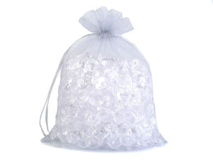 Săculeți de cadou premium din organza (20 x 26 cm) - Săculeți eleganți pentru mărturii cu șnur