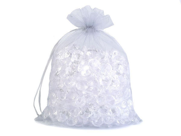 Săculeți de cadou premium din organza (20 x 26 cm) - Săculeți eleganți pentru mărturii cu șnur
