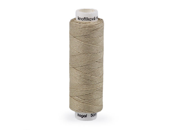 Ață de in premium pentru nasturi - Ață de cusut de mare rezistență, 50m (TEX 40x3)