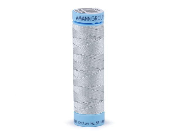 Ață de cusut din bumbac 100% Amann Triana Premium – 100m, Eticheta Nr. 50 | Ață de înaltă rezistență pentru îmbrăcăminte, lenjerie de pat și textile de casă