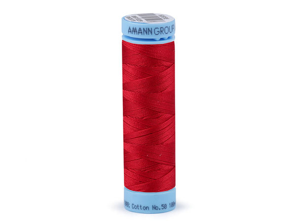 Ață de cusut din bumbac 100% Amann Triana Premium – 100m, Eticheta Nr. 50 | Ață de înaltă rezistență pentru îmbrăcăminte, lenjerie de pat și textile de casă