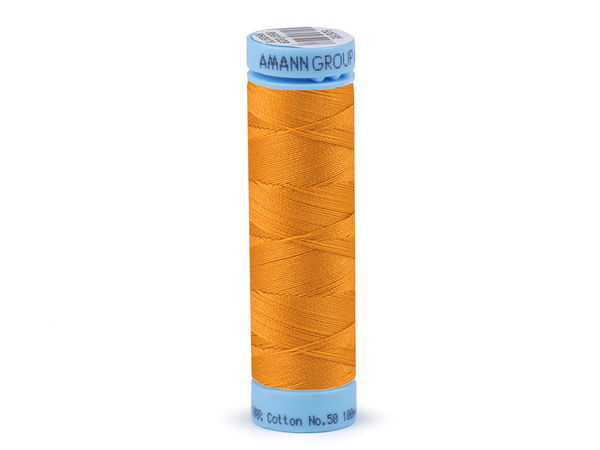 Ață de cusut din bumbac 100% Amann Triana Premium – 100m, Eticheta Nr. 50 | Ață de înaltă rezistență pentru îmbrăcăminte, lenjerie de pat și textile de casă