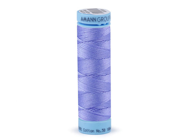 Ață de cusut din bumbac 100% Amann Triana Premium – 100m, Eticheta Nr. 50 | Ață de înaltă rezistență pentru îmbrăcăminte, lenjerie de pat și textile de casă