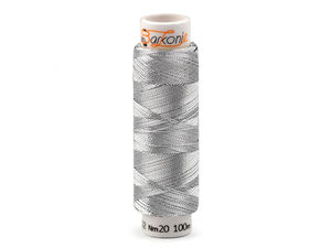 Fir metalizat premium Elisabeth 1 pentru cusut, broderie și dantelărie, 100m