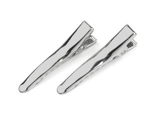 Agrafe de păr tip crocodil din metal cu dinți (35 mm) - Baze simple premium pentru galanterie, proiecte creative, fundițe de păr și bijuterii