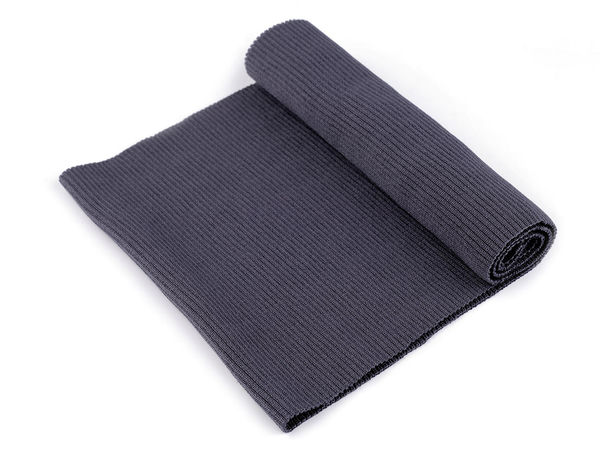 Patent elastic premium tricotat pentru manșete și betelie - Tricot tubular, 15x70 cm