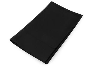 Tricot reiat elastic premium negru - Formă tubulară pentru haine de maternitate și confecții vestimentare