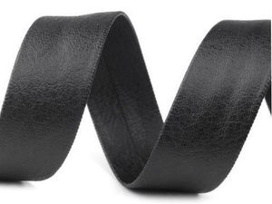 Bandă de bie premium simplu pliată din piele ecologică - Lățime 15 mm pentru croitorie, genți și proiecte creative