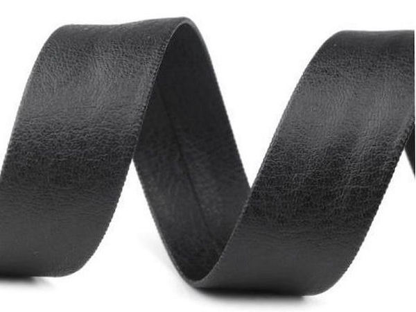 Bandă de bie premium simplu pliată din piele ecologică - Lățime 15 mm pentru croitorie, genți și proiecte creative