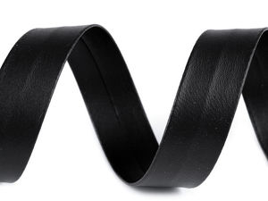 Bandă de biais din piele ecologică premium (lățime 20 mm) - Finisaj din piele ecologică de calitate superioară