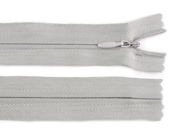 Fermoar ascuns premium spiralat nr. 3 din nylon, 20 cm, pentru cusut și croitorie