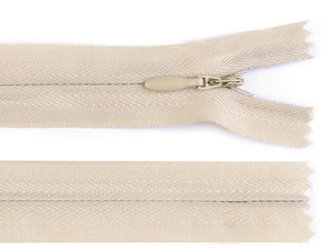 Fermoar premium ascuns din nylon nr. 3 (40 cm) - Sistem de închidere ascuns cu capăt închis pentru croitorie
