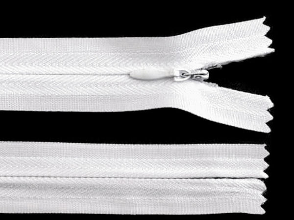 Fermoar ascuns nedetașabil premium din nailon nr. 3, 45 cm