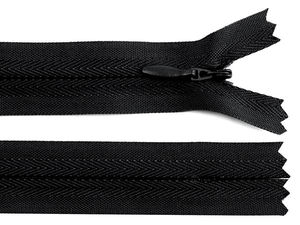 Fermoar ascuns premium închis la capăt din nailon, 60 cm (Nr. 3) - Fermoar invizibil multicolor pentru articole vestimentare și proiecte de croitorie
