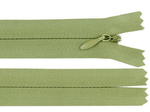 Fermoar ascuns premium închis la capăt din nailon, 60 cm (Nr. 3) - Fermoar invizibil multicolor pentru articole vestimentare și proiecte de croitorie