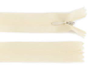 Fermoar invizibil premium din nylon spiralat, cu capăt închis, nr. 3, 35 cm - Fermoar dederon pentru confecții și croitorie