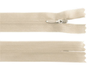 Fermoar ascuns premium din nailon spiralat, nr. 3, 40 cm | Fermoar de cusut nedetașabil din dederon