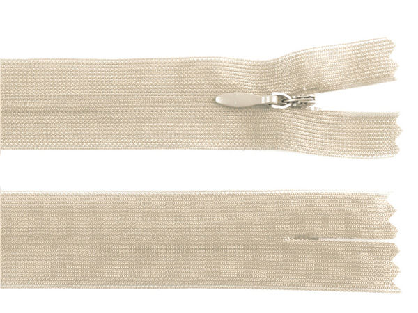 Fermoar ascuns premium din nailon spiralat, nr. 3, 40 cm | Fermoar de cusut nedetașabil din dederon