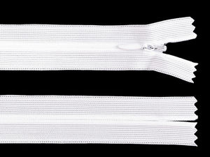 Fermoar ascuns spiralat din nailon Premium Nr. 3 (65 cm) – Fermoar nedivizibil cu bandă din dederon