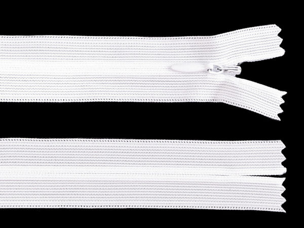 Fermoar ascuns spiralat din nailon Premium Nr. 3 (65 cm) – Fermoar nedivizibil cu bandă din dederon