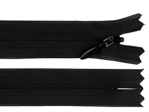 Fermoar spiralat invizibil din nailon YKK Nr. 5, 60 cm - Fermoar ascuns premium din dederon