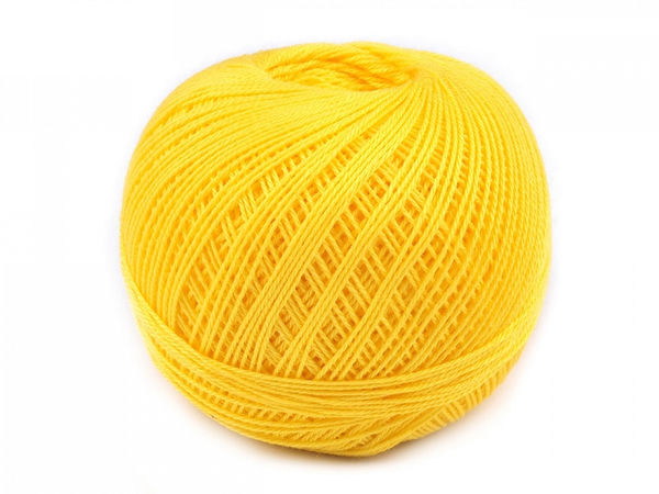 Fir din bumbac pentru croșetat și brodat Snehurka de la NITARNA | Fir în 3 fire Tex 50x3 (Cutie cu 10 gheme, 30g / 200m)