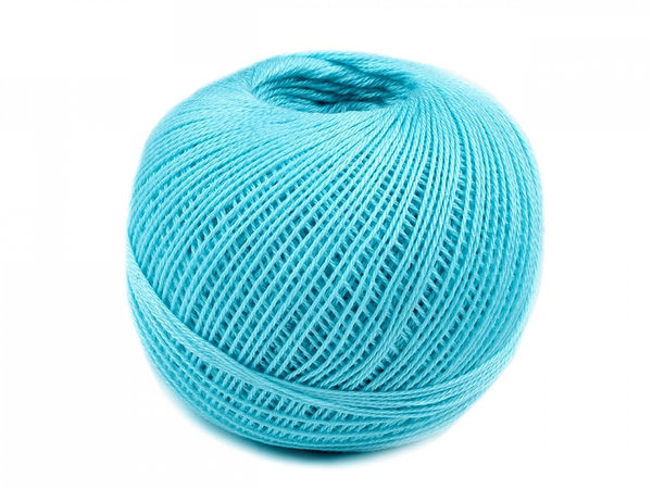 Fir din bumbac pentru croșetat și brodat Snehurka de la NITARNA | Fir în 3 fire Tex 50x3 (Cutie cu 10 gheme, 30g / 200m)